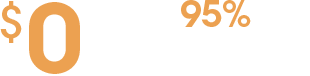 $0 for 95% of patients